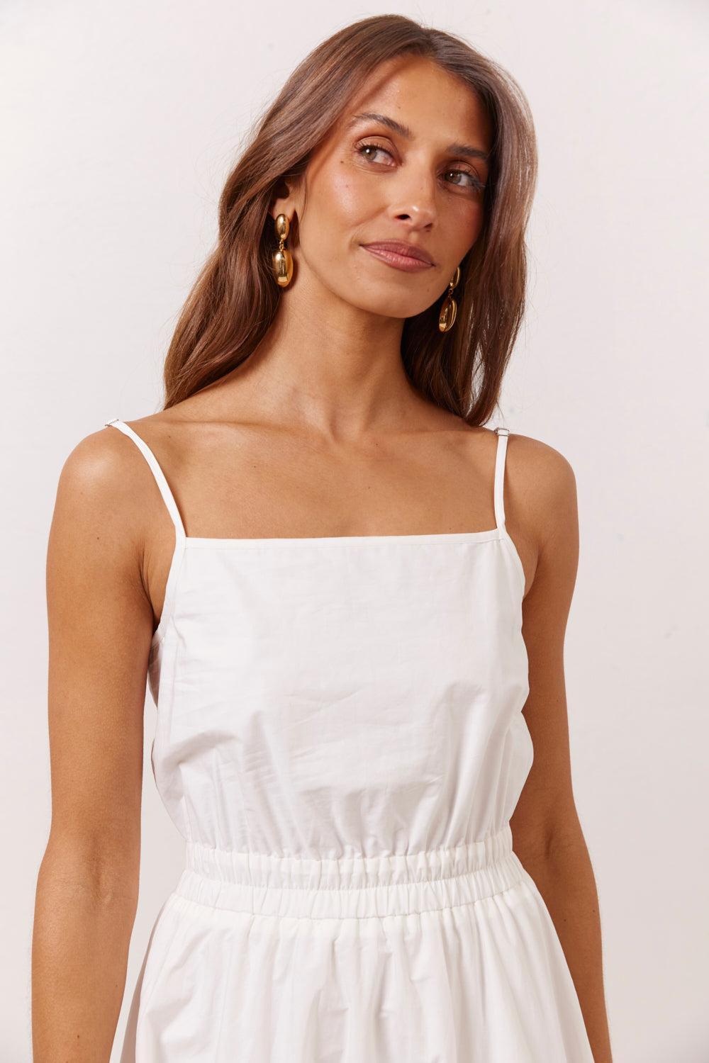 Lou Maxi Dress White Product Image