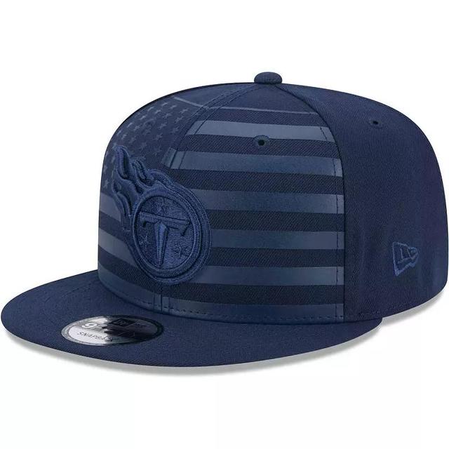 Mens New Era Tennessee Titans Independent 9FIFTY Snapback Hat, Blue Product Image