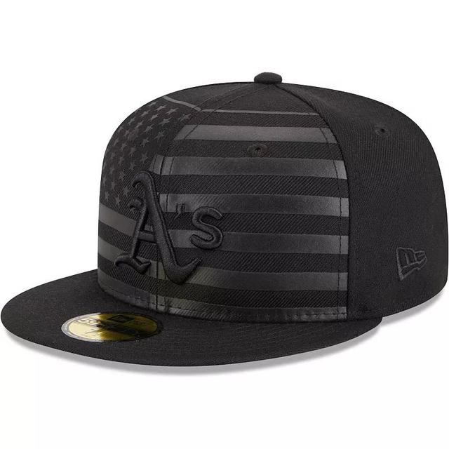 Mens New Era Oakland Athletics Tonal Flag 59FIFTY Fitted Hat Product Image