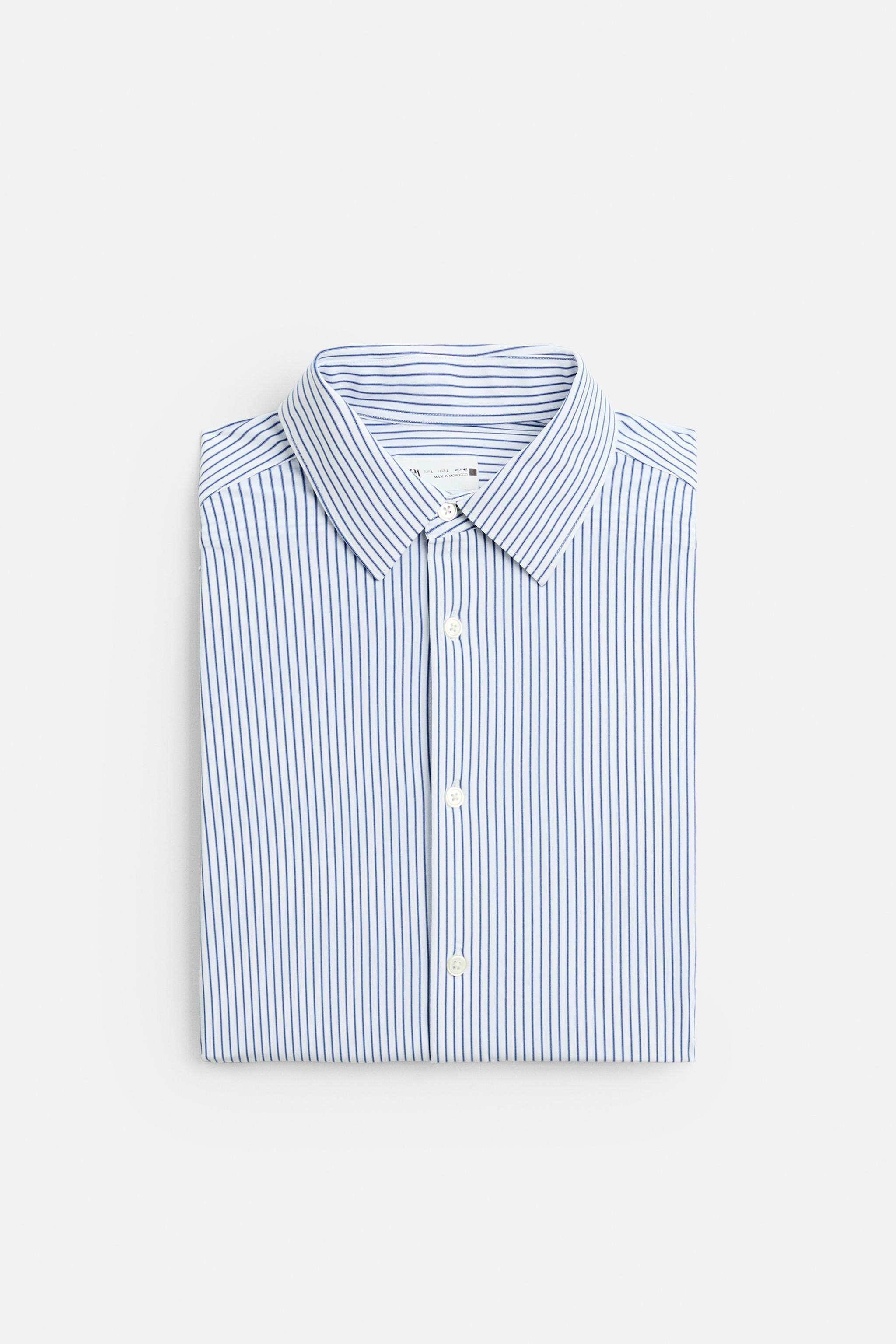 STRIPED STRETCH SHIRT Product Image