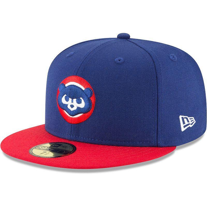 Mens New Era Royal Chicago Cubs Cooperstown Collection Wool 59FIFTY Fitted Hat Product Image