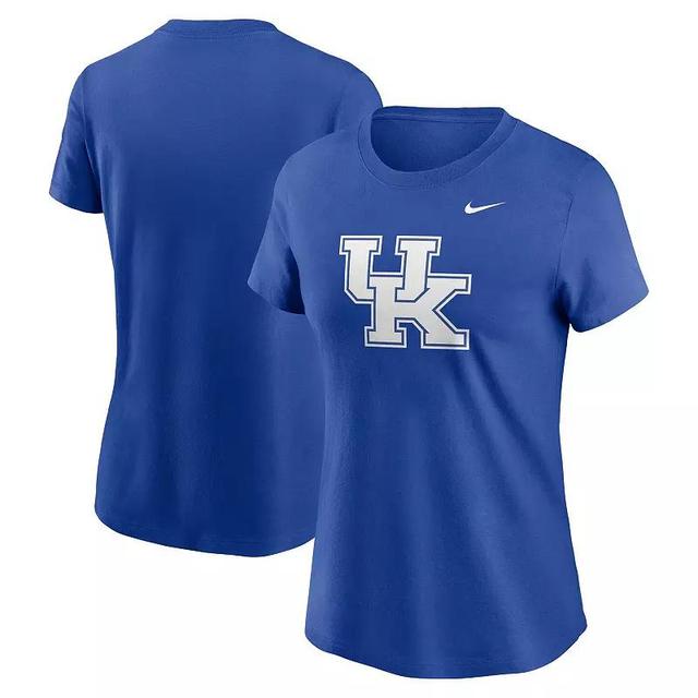 Nike Womens Royal Kentucky Wildcats Primetime Evergreen Logo T-Shirt Product Image