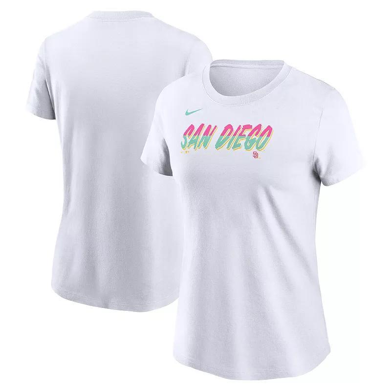 Womens Nike San Diego Padres City Connect Wordmark T-Shirt Product Image