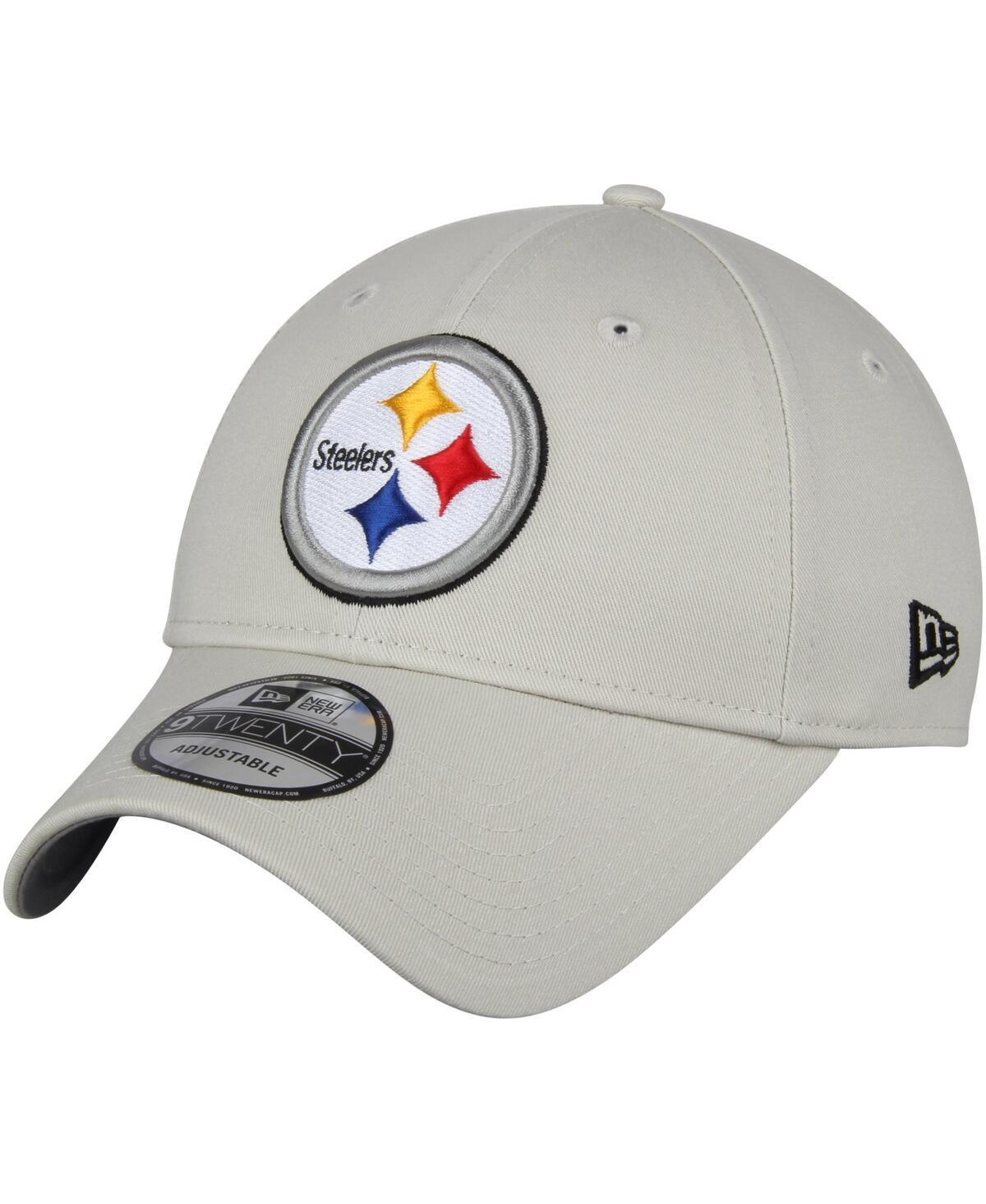 Mens New Era Khaki Pittsburgh Steelers Playmaker 9TWENTY Adjustable Hat Product Image