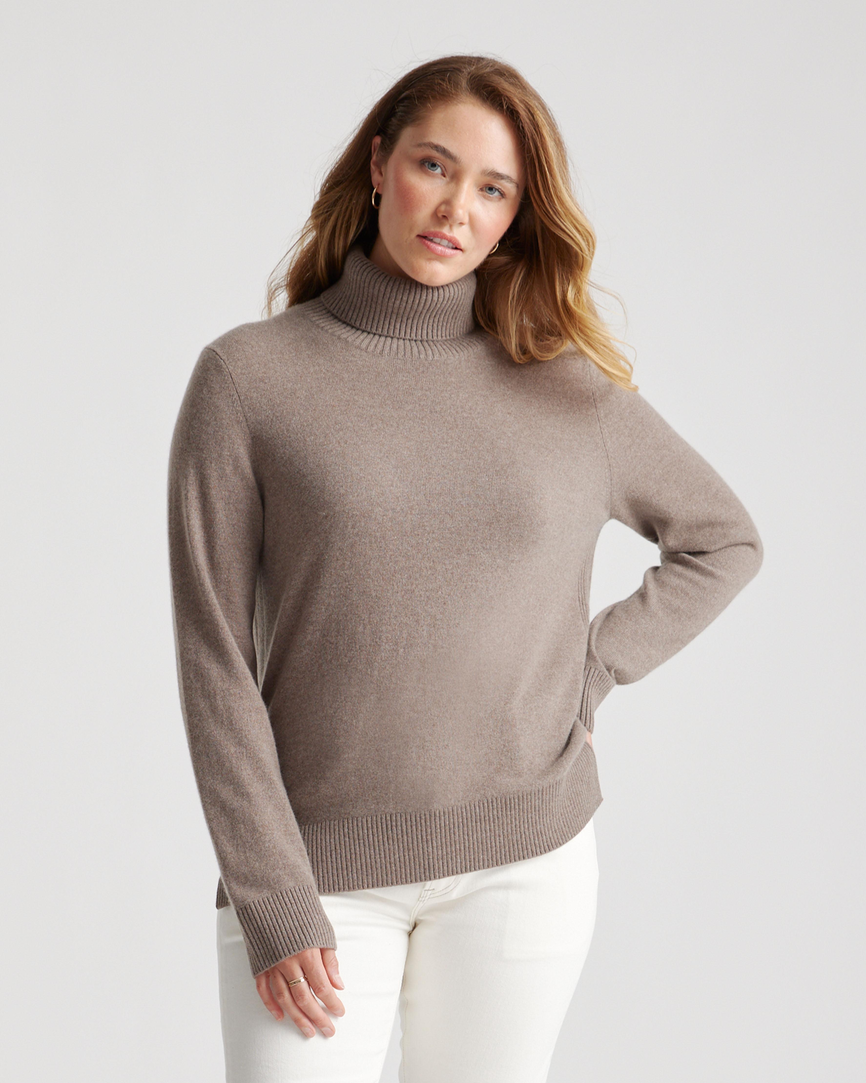 Super Luxe Baby Cashmere Turtleneck Sweater product image