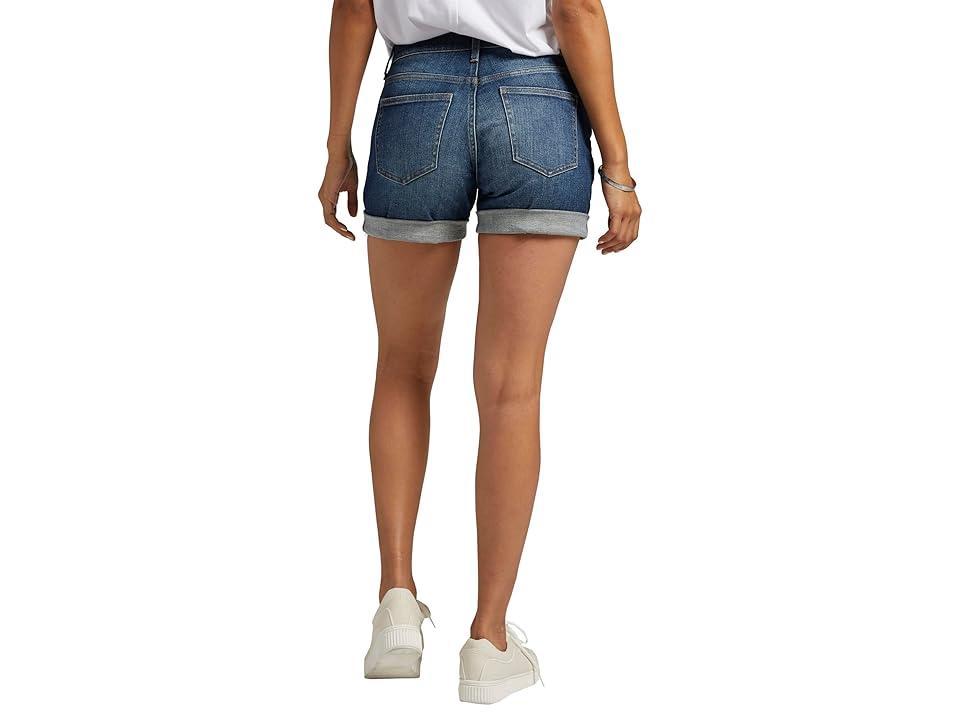 Jag Jeans Alex Mid-Rise 5 Boyfriend Shorts (Patriot Blue) Women's Shorts Product Image