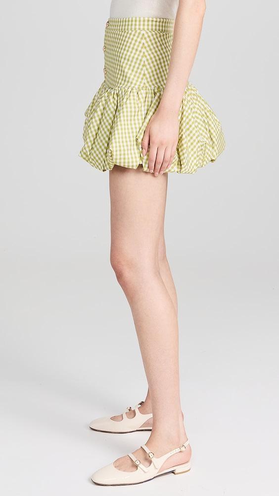 CAROLINE CONSTAS Reina Bubble Hem Mini Skirt | Shopbop Product Image