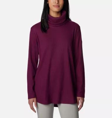 Columbia Women's Holly Hideaway Waffle Cowl Neck Pullover- Product Image