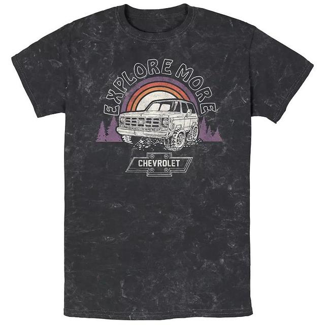 Mens Chevrolet Explore More Mineral Wash Graphic Tee Product Image