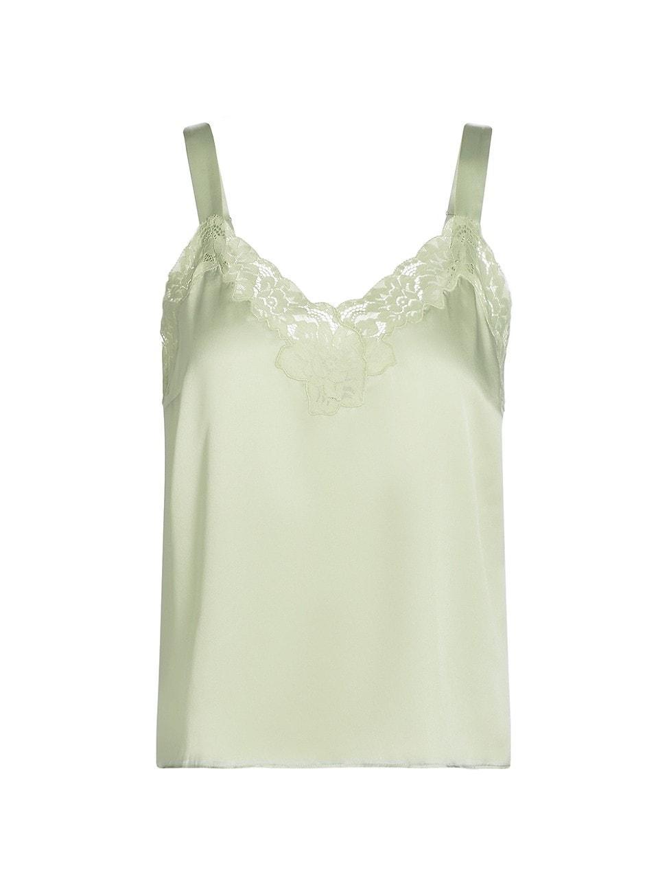 Womens Amora Silk Lace Camisole Product Image