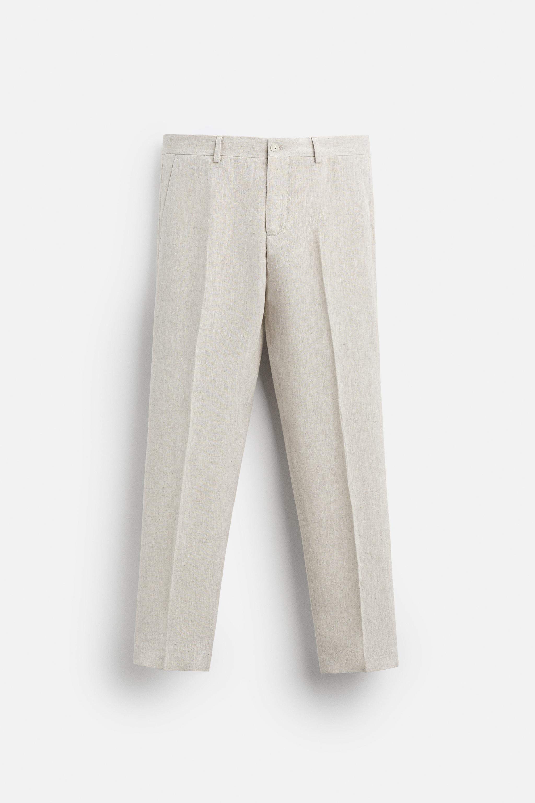 LINEN PANTS IN 100% LINEN Product Image