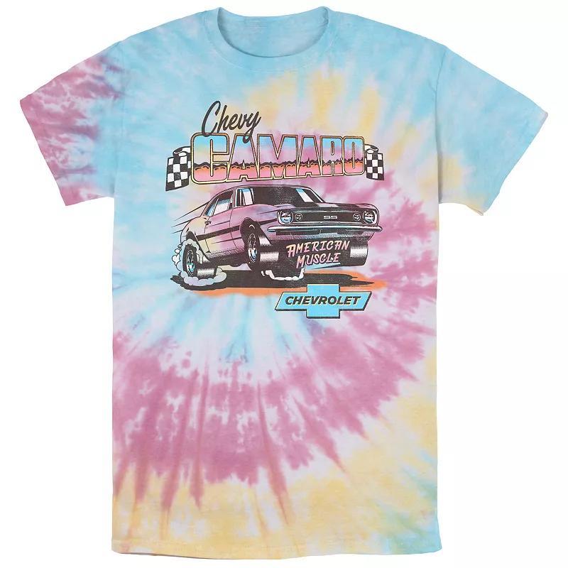 Mens Chevrolet Chevy Camaro American Muscle Tie Dye Graphic Tee Product Image