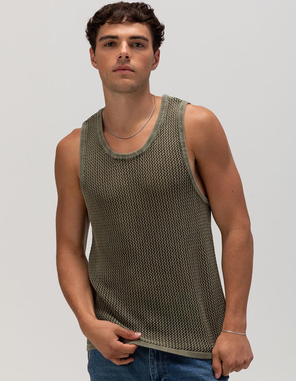 RSQ Mens Crochet Tank Top Product Image