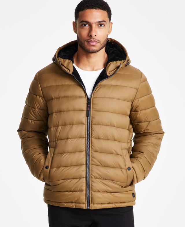 Hawke & Co. Mens Sherpa Lined Hooded Puffer Jacket Product Image