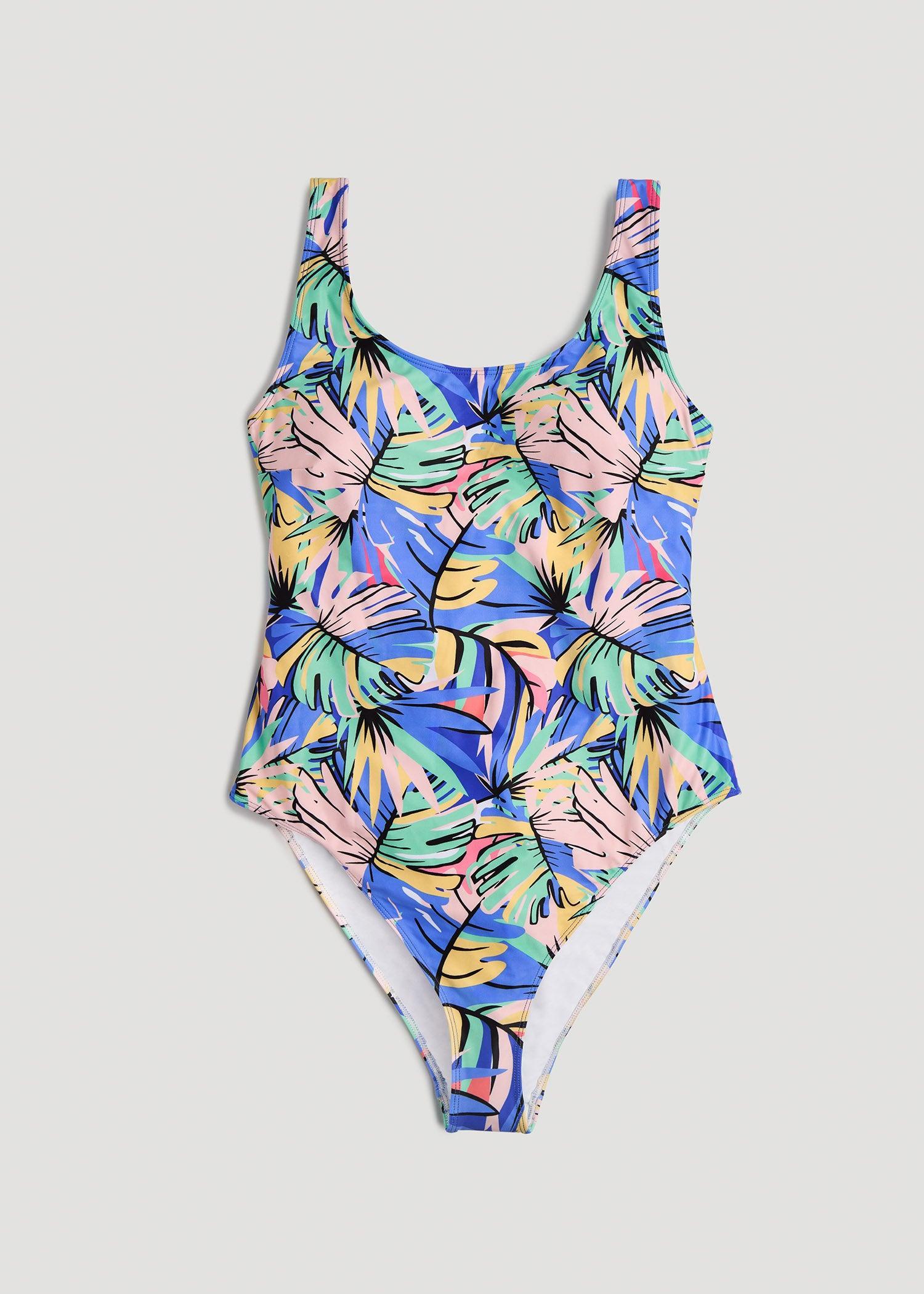 Women's Tall One-Piece Swimsuit in Abstract Tropical Female Product Image