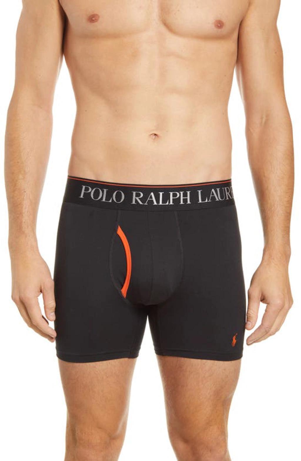 4d 3-pack Boxer Briefs In Polo Black Product Image