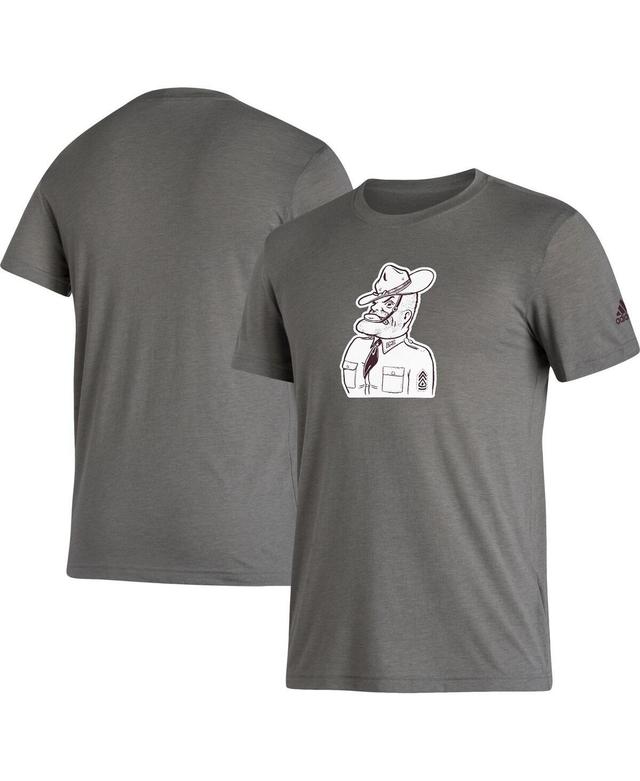 Mens adidas Gray Texas A&M Aggies Basics Heritage Tri-Blend T-Shirt Product Image