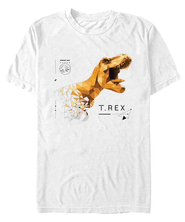 Mens Jurassic World Geometric Trex T-shirt Product Image