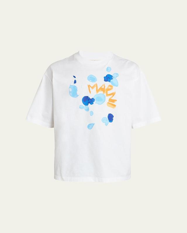 Mens Dripping Flower Logo T-Shirt Product Image