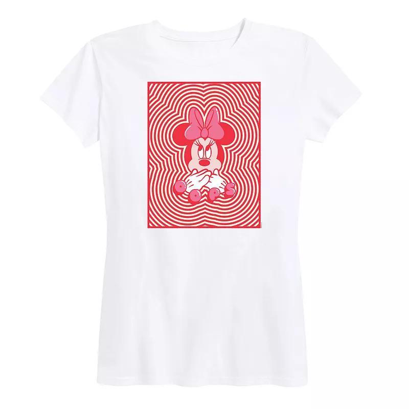 Disneys Minnie Mouse Oops Graphic Tee, Womens Product Image