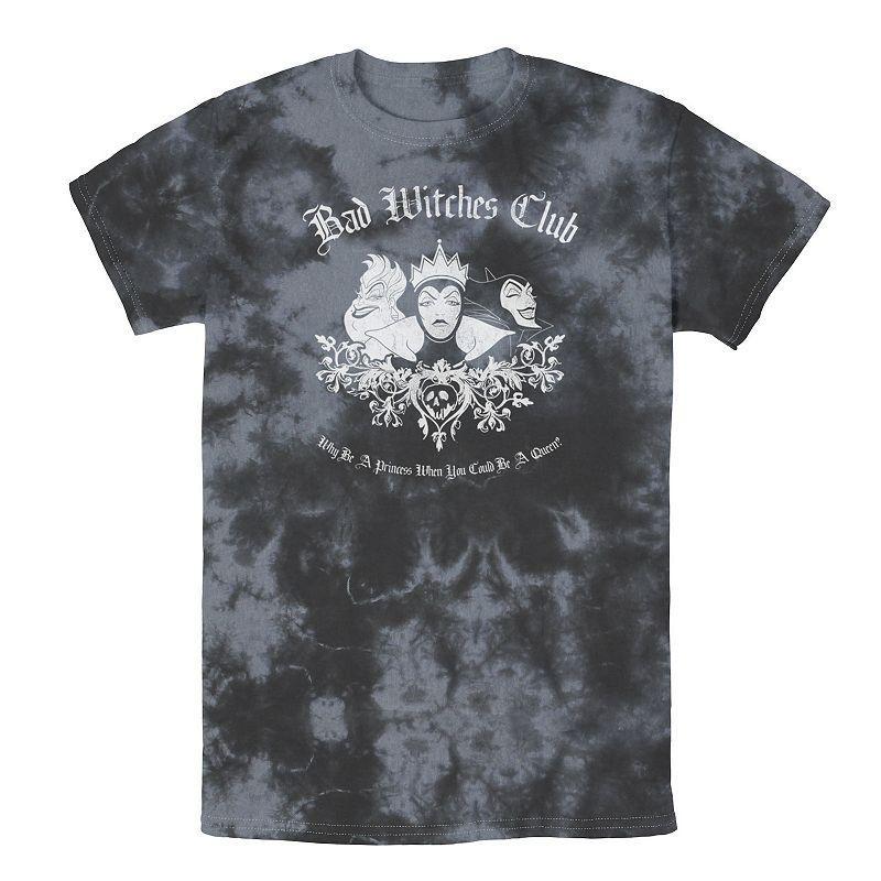 Mens Disney Villains Bad Witches Club Group Shot Wash Tee Oxford Product Image