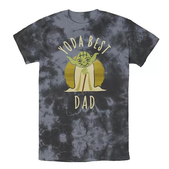 Mens Star Wars Yoda Best Dad Cartoon Yoda Tee, Boys Product Image