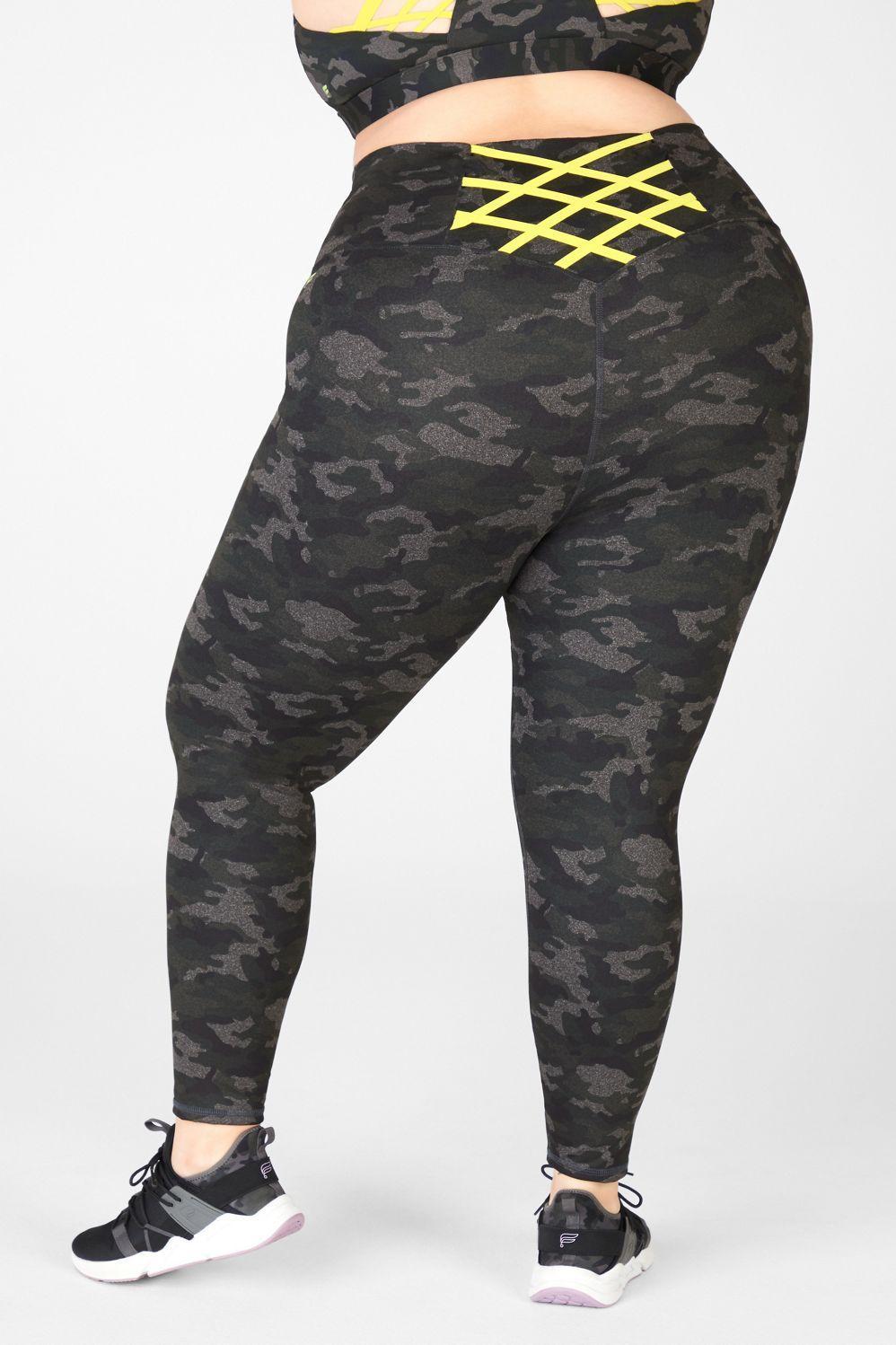 Fabletics Boost 7/8 Legging Womens black plus Size 4X product image