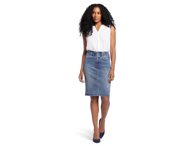 NYDJ High Waist Skirt (Rockie) Women's Skirt Product Image