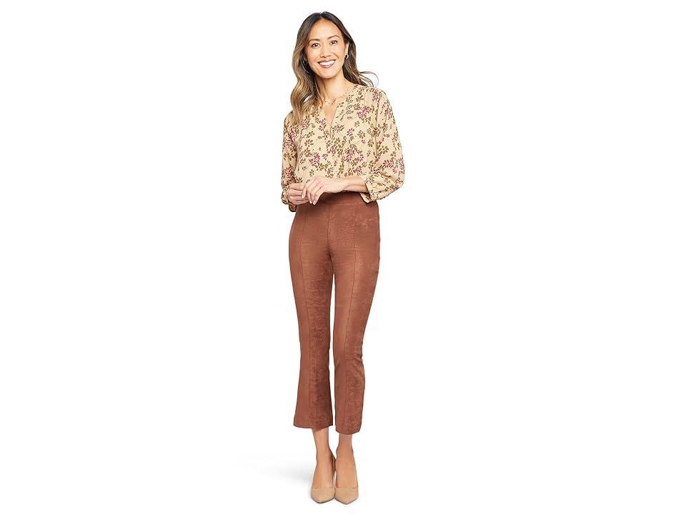 NYDJ Suede Pull-On Slim Boot (Coffee Bean) Women's Casual Pants Product Image