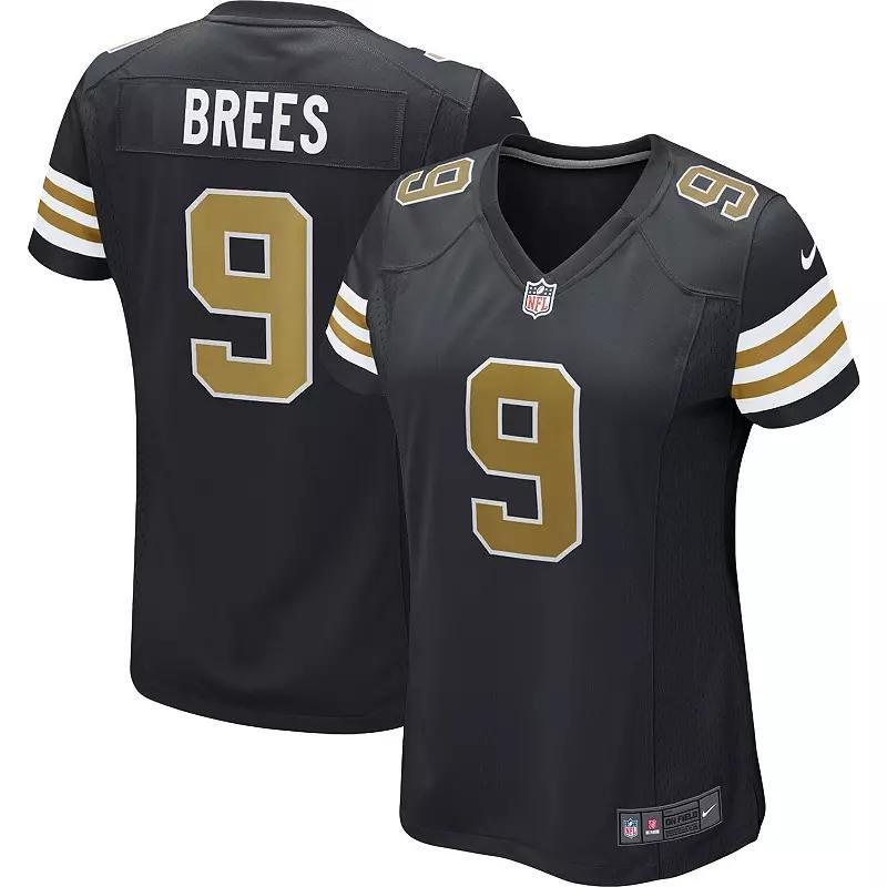 Womens Nike Drew Brees New Orleans Saints Alternate Game Jersey Product Image