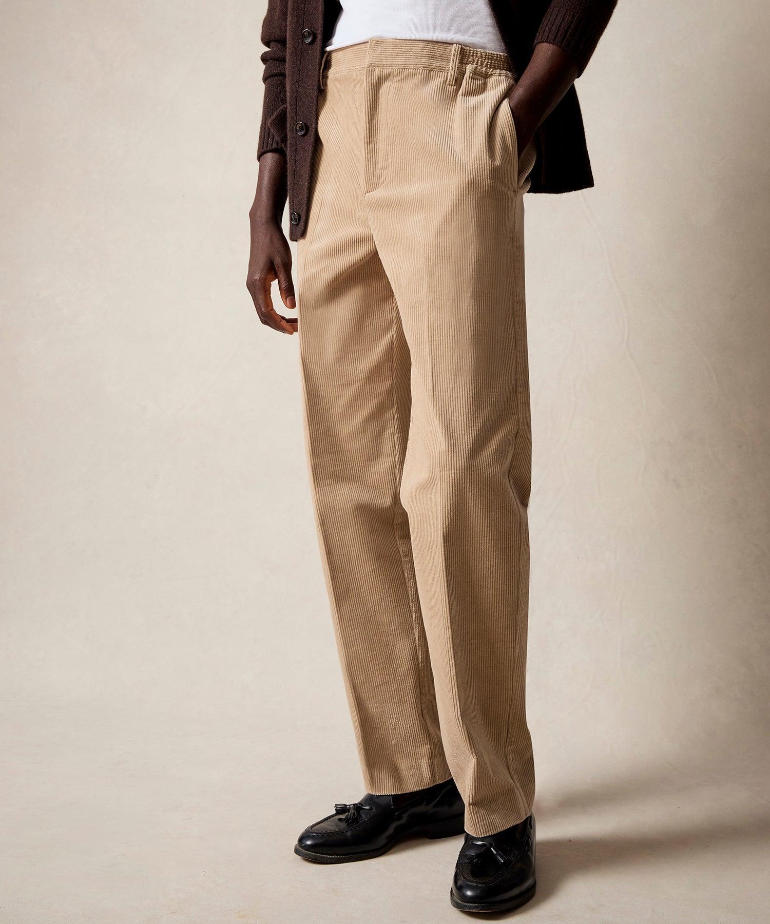 Wide Wale Corduroy Gramercy Trouser in Desert Beige Male Product Image