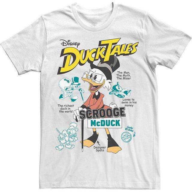 Mens Duck Tales Richest Duck Poster Tee White Product Image