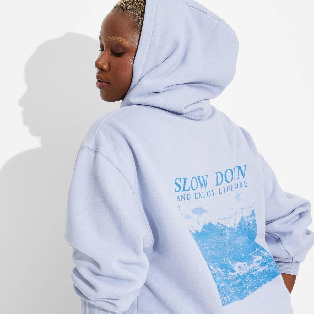 Womens Perfect Hoodie Sweatshirt - Wild Fable Light Blue 1X Product Image