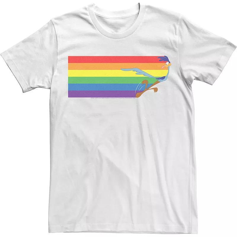 Mens Looney Tunes Pride Road Runner Rainbow Tee Product Image