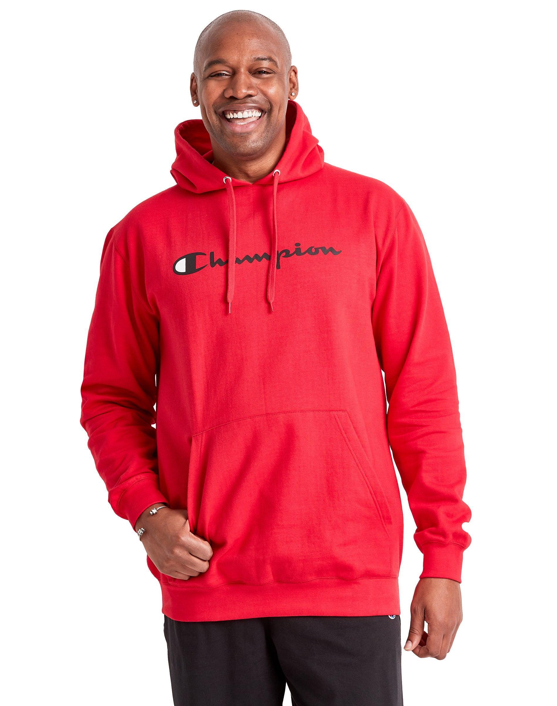 Oxford Gray Logo Fleece Powerblend Hoodie - Big & Tall Product Image