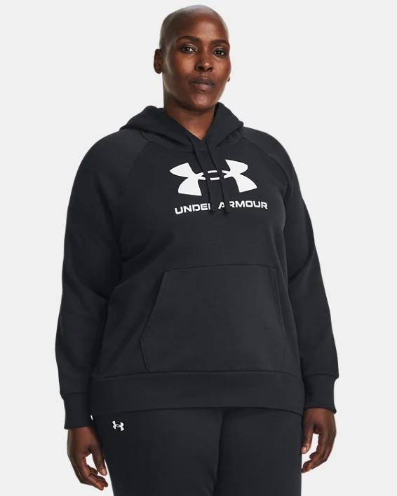 Womens UA Rival Fleece Logo Hoodie Product Image