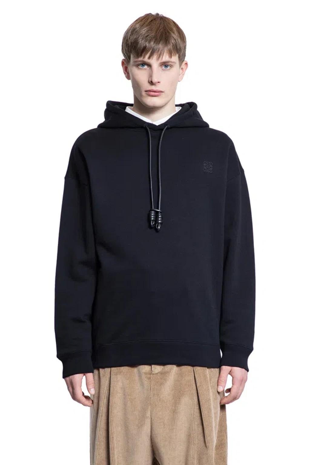 LOEWE Man Black Sweatshirts Product Image