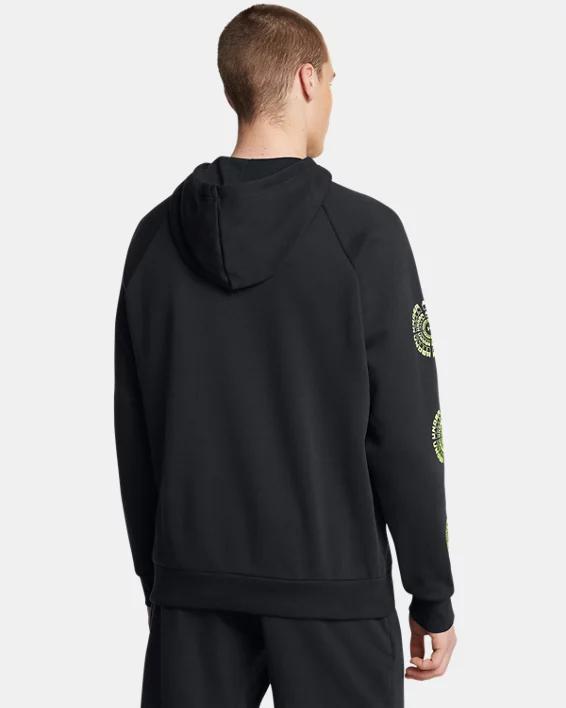 Men's UA Rival Fleece High Brand Read Logo Hoodie Product Image