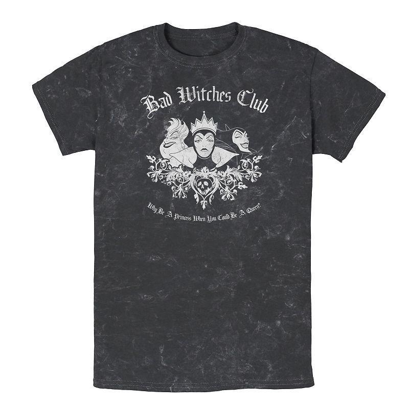 Mens Disney Villains Bad Witches Club Group Shot Wash Tee Oxford Product Image