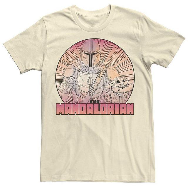 Mens Star Wars The Mandalorian The Child Gradient Line Art Tee Product Image