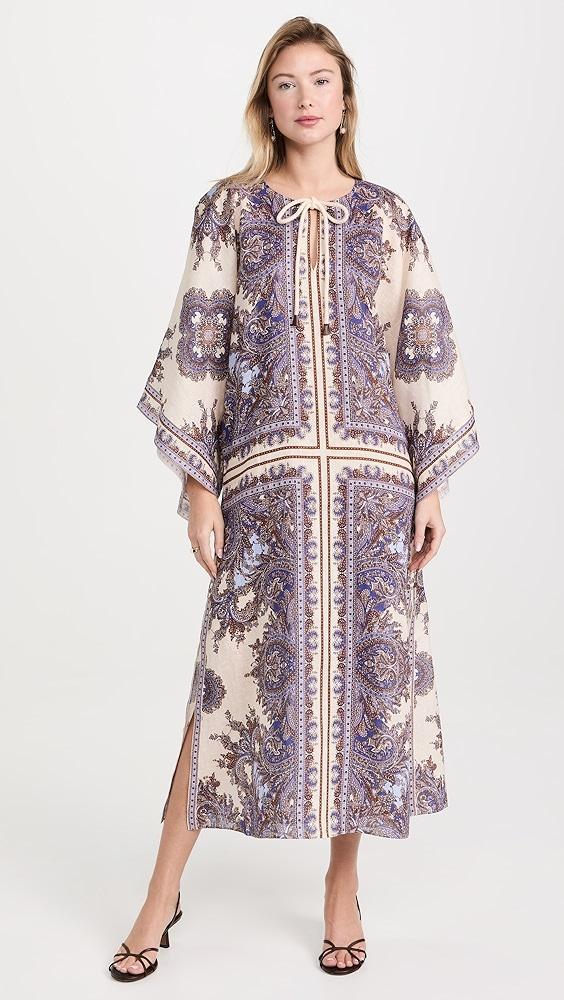 Zimmermann Ottie Caftan Midi Dress | Shopbop Product Image