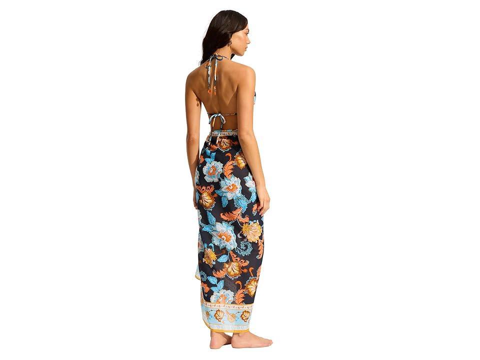 Seafolly Spring Festival Sarong (True ) Women's Swimwear Product Image