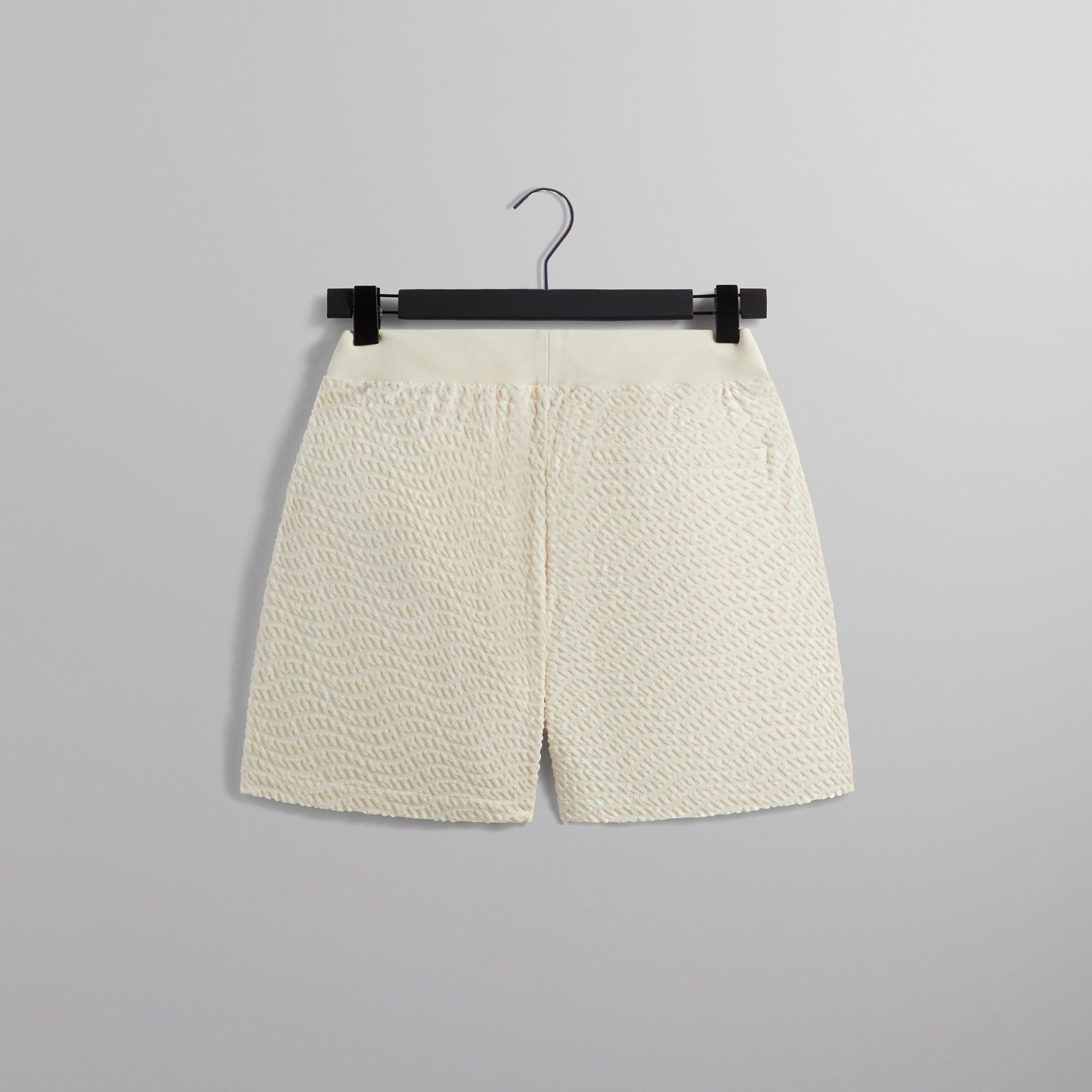 Kith Wavy Monogram Terry Graham Short - Sandrift Male Product Image