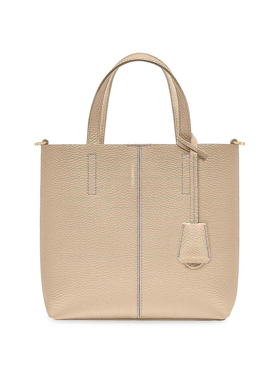 Womens Small Leather Soft Tote Product Image