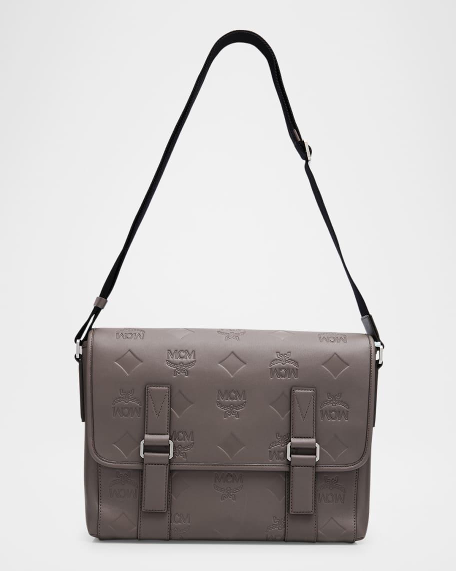 Men's Aren Monogram Leather Crossbody Bag product image