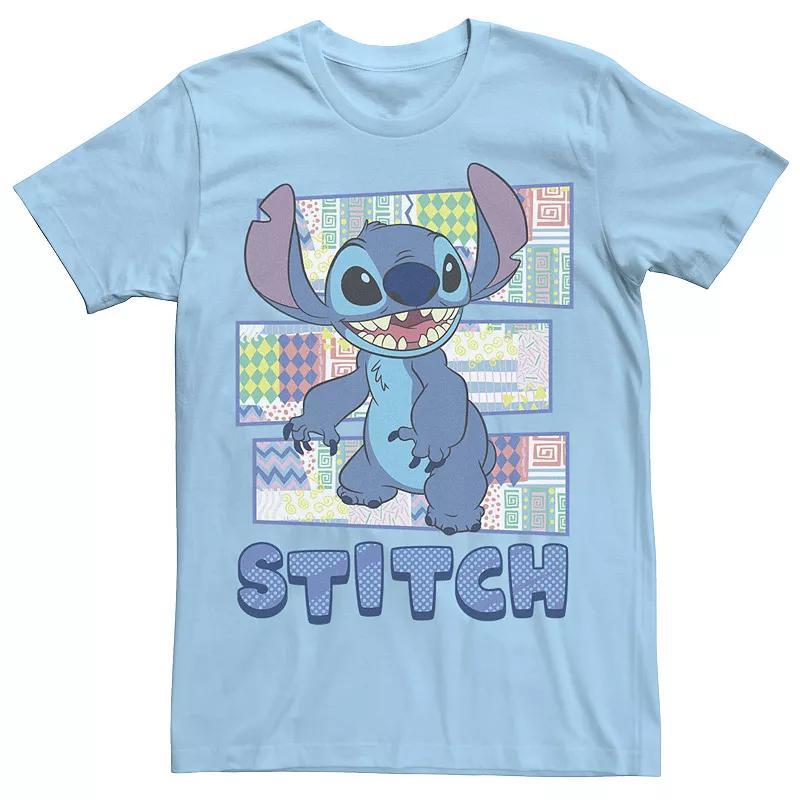 Disneys Lilo & Stitch Mens Design Panels Portrait Tee Product Image