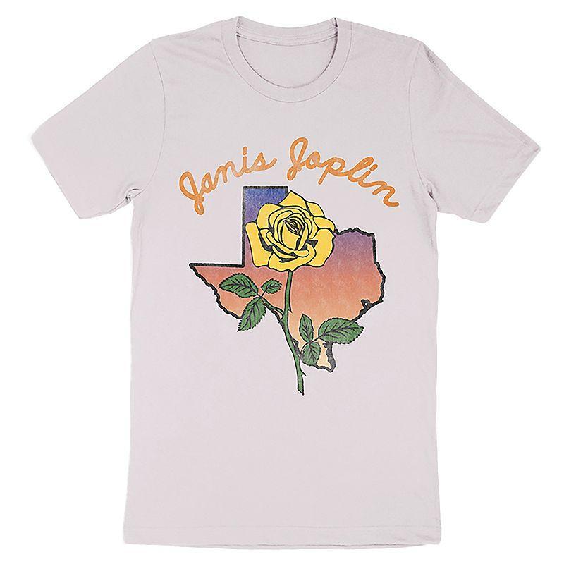 Mens Janis Joplin Texas Yellow Rose Tee Product Image