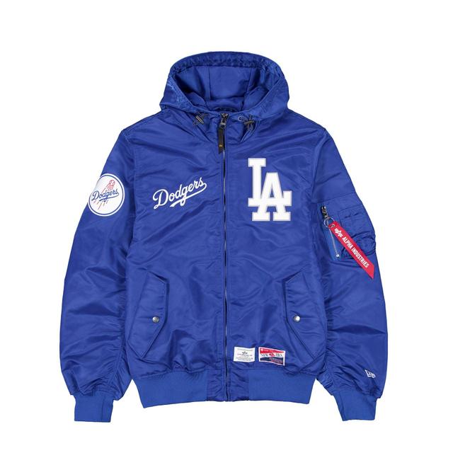 Alpha Industries x New York Mets L-2B Hooded Bomber Jacket Male Product Image