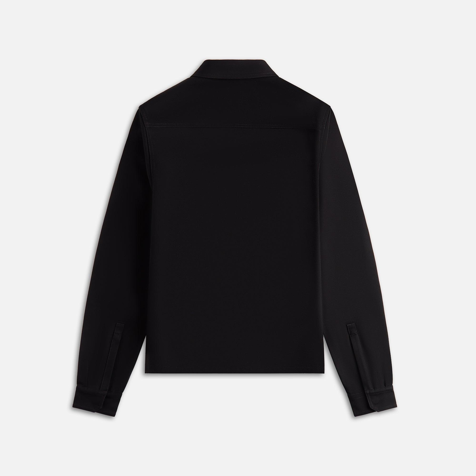 Rick Owens Camicia Cropped Work Shirt - Black Male Product Image