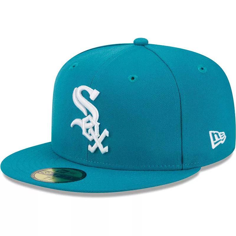 Mens New Era Turquoise Chicago White Sox 59FIFTY Fitted Hat Turq/Blue Product Image